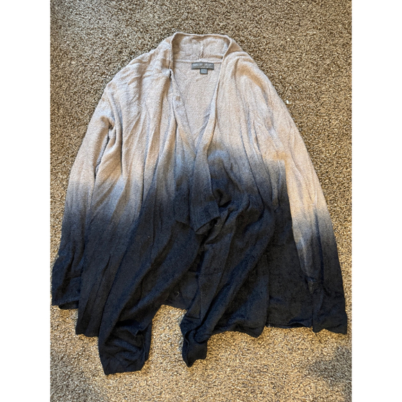 Barefoot Dreams Sweaters - Barefoot Dreams Women's Cardigan L Gray Black Ombre